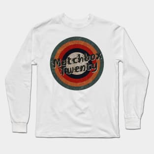 Retro Color Typography Faded Style Matchbox Twenty Long Sleeve T-Shirt